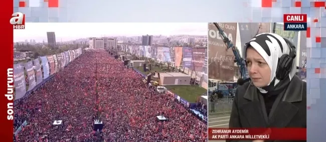 Yerel seçimlere 7 gün kaldı! Ankara’da AK Parti mitingi heyecanı