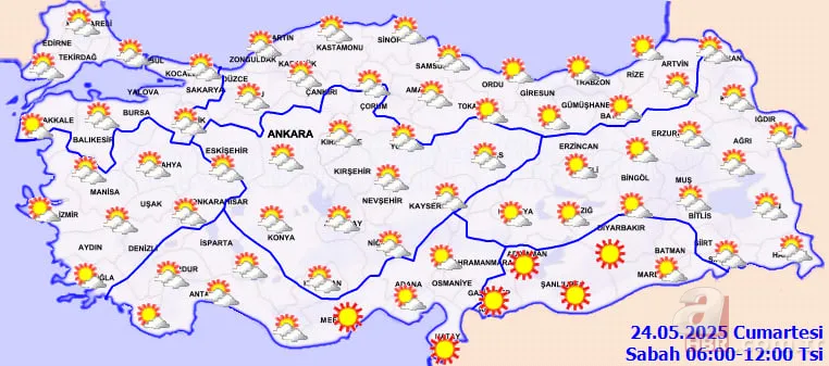 Hafta sonu hava nasıl olacak? Çöl tozu geliyor! Bu bölgeler dikkat: Sağanak alarmı verildi | 24 Mayıs hava durumu 8