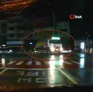 Yüzlerce litre benzin yola döküldü