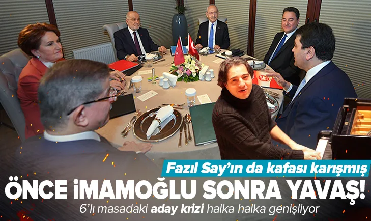 Önce İmamoğlu sonra Yavaş! Sayın da kafası karıştı