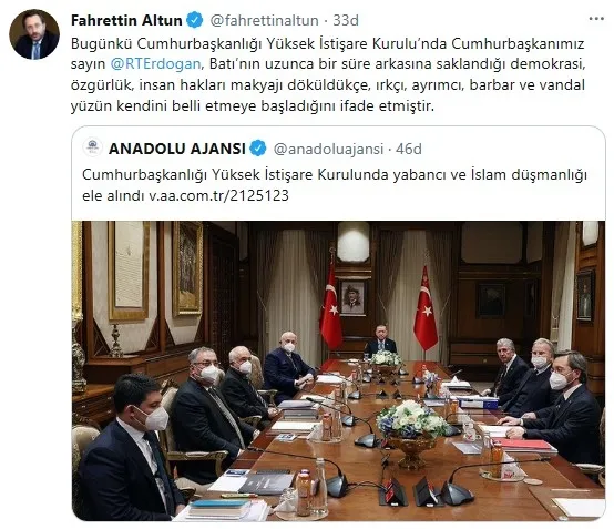 Cumhurbaşkanlığı Yüksek İstişare Kurulu toplantısı sonrası flaş açıklama