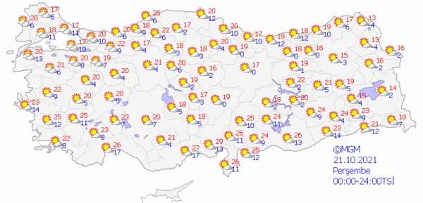 1634397697457.png Meteoroloji'den üst üste son dakika uyarısı! Şiddetini artırarak devam edecek! Soğuk hava ve yağış... - 10