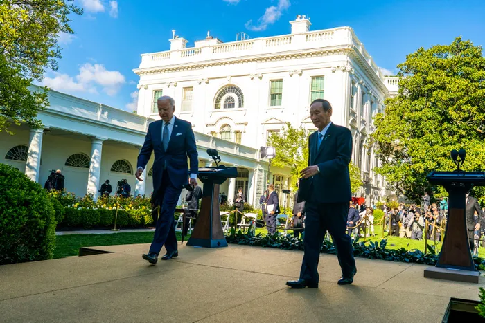 ABD Başkanı Joe Biden'dan ilk yüz yüze temas! Japonya Başbakanı Suga ile görüştü - 3