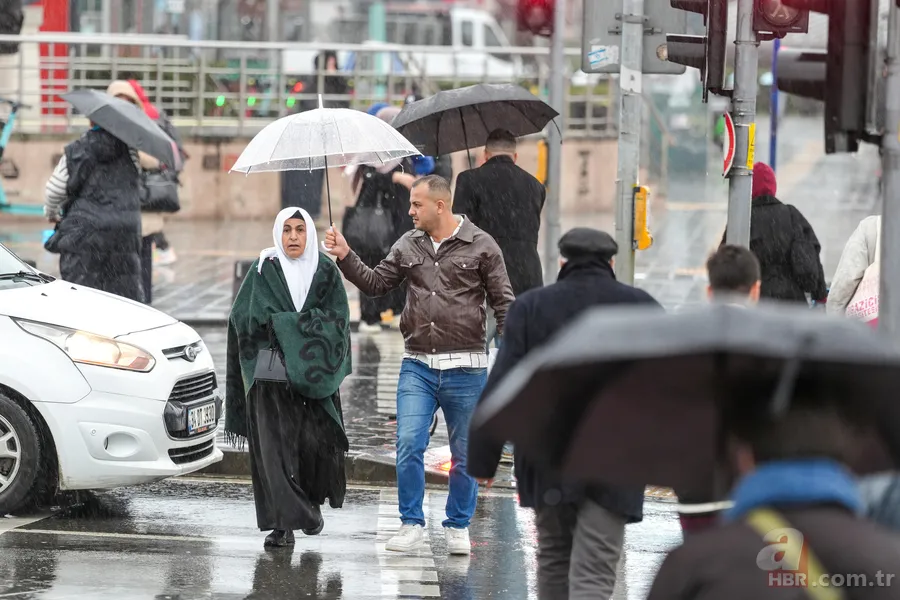14 ilde sarı kod devrede: Sağanak, kar ve fırtınaya dikkat! Yeni yağışlı sistem yolda 5
