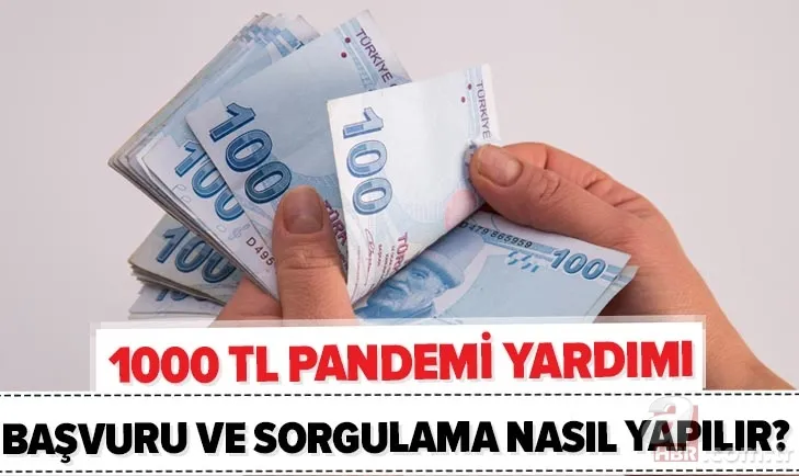 1000 TL yardım nasıl alınır? e-Devlet pandemi sosyal destek başvuru sonuçları sorgulama nasıl yapılır? 1