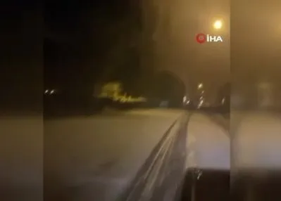 Manisa’da ceviz büyüklüğünde dolu yağdı