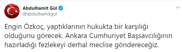 Son dakika: Abdülhamit Gül: Fezlekeyi meclise göndereceğiz - 1