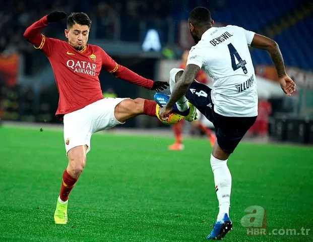 Roma'daki 5 gollü mücadelede Cengiz Ünder yıkıldı 23