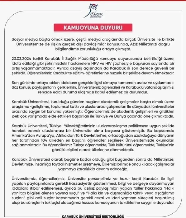 Türkiye Karabük Üniversitesi’ni konuşuyor! Savcılık harekete geçti | O kişiler hakkında flaş gelişme