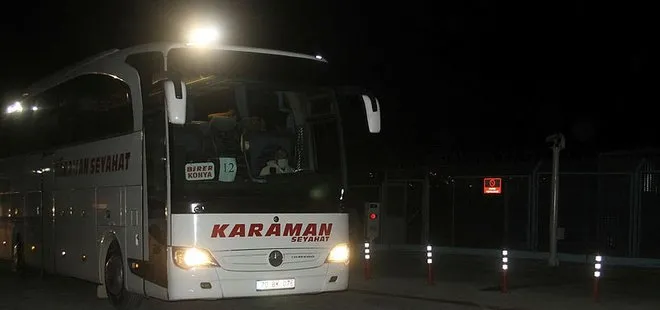 Son dakika: KKTC’den getirilen 288 kişi Karaman’da yurda yerleştirildi