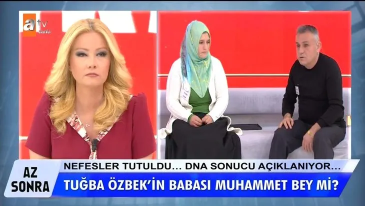 Müge Anlı’da açıklanan DNA testi şoke etti! Tuğba Özbek Muhammed Şerif’in kızı mı?