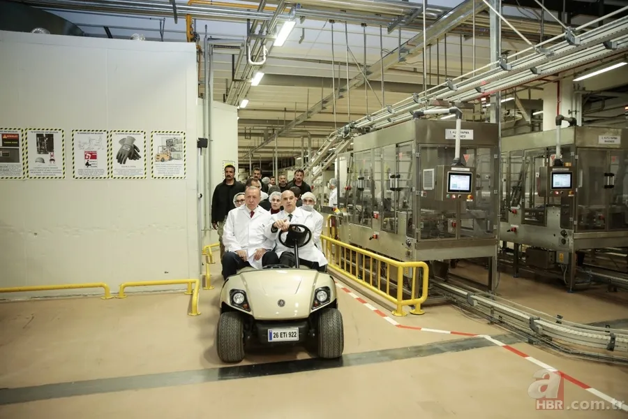 Başkan Erdoğan, Eskişehir'de, ETİ Fabrikası'nı ziyaret etti 7