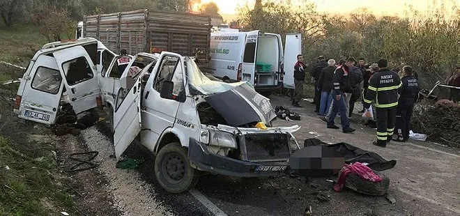 Hatay’da feci kaza: 11 ölü, 9 yaralı