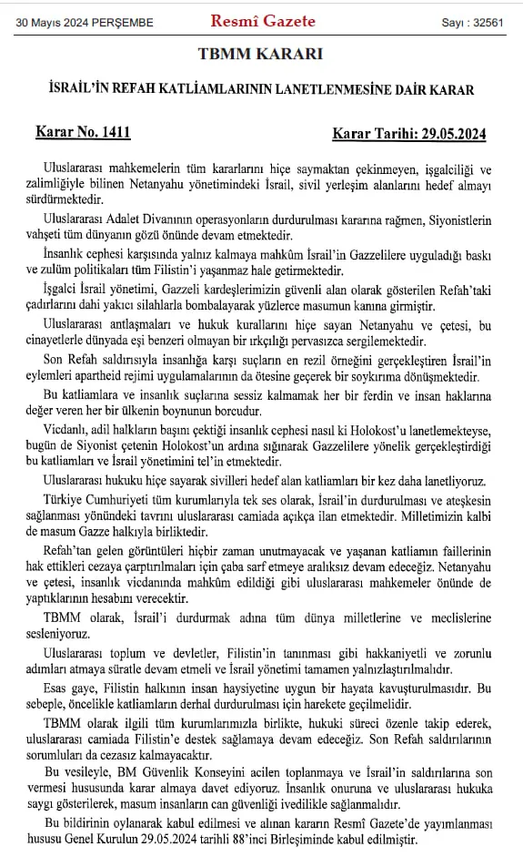 israilin-refah-katliamlarinin-lanetlenmesine-dair-karar-resmi-gazetede-1717016689626.jpg İsrail'in Refah katliamlarının lanetlenmesine dair karar Resmi Gazete'de! - 1