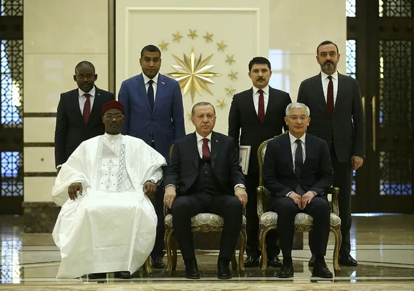 Başkan Erdoğan Çad Büyükelçisi Guet'i kabul etti - 1