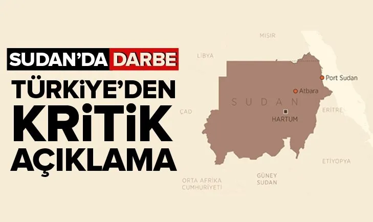 Dışişleri Bakanlığı'ndan Sudan açıklaması