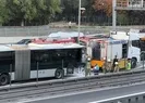İstanbulda metrobüs yangını!