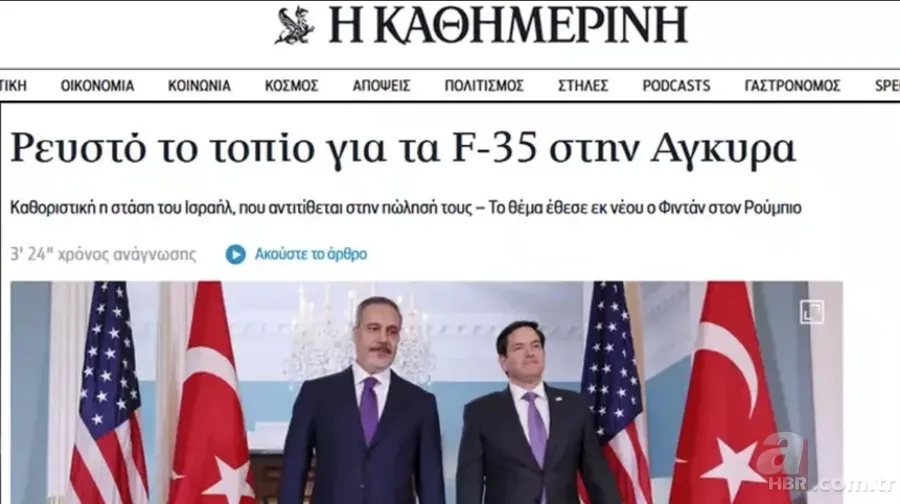 Rubio-Fidan görüşmesi İsrail ve Yunanistan'ı alarma geçirdi! Fidan’ın ABD ziyareti Yunan basınında | 3 maddelik mektup 2