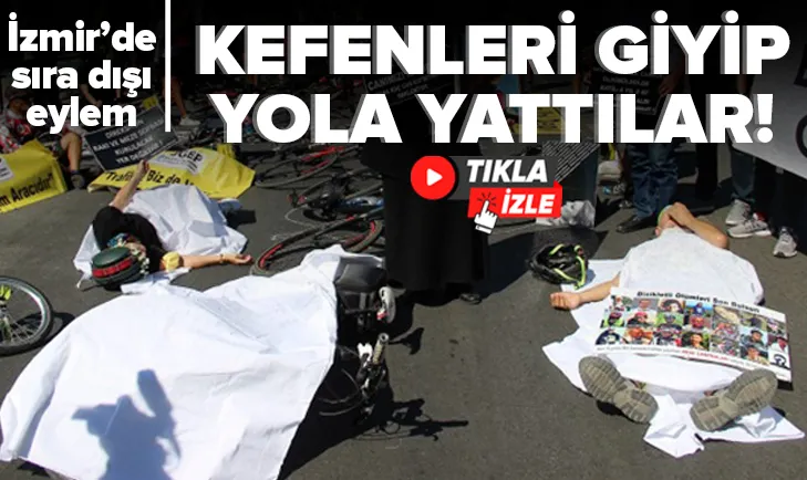 Kefenlerini giyip yola yattılar