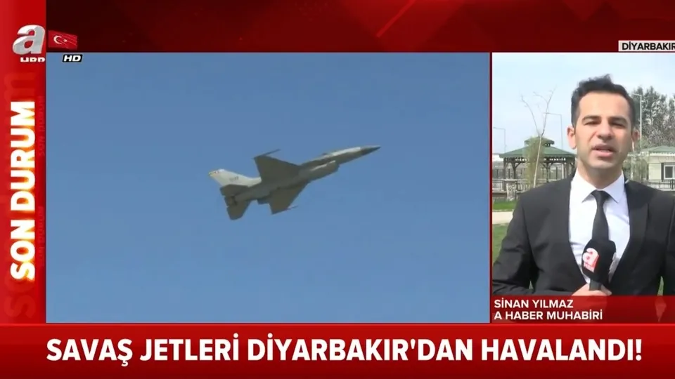 Türk savaş jetleri Diyarbakır’dan havalandı!