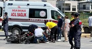 Kuşadası’nda motosikletler çarpıştı: 2 yaralı