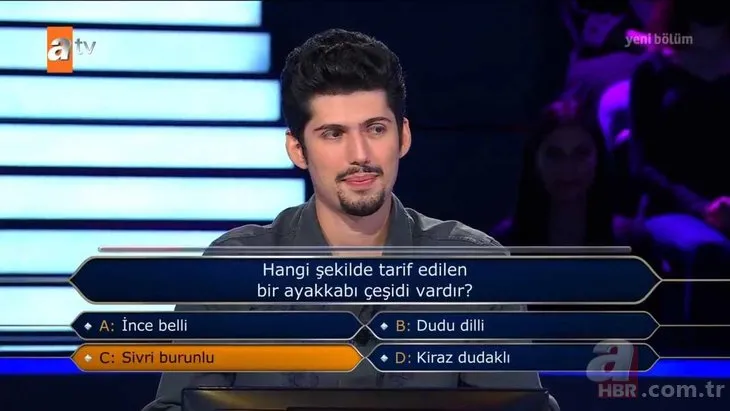 Milyoner'e damga vuran yarışmacı: Bu soruda elenmek marifet ister! ''Onur öğrencisi olarak mezun oldum'' dedi ama...