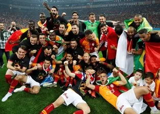 Galatasaray şampiyonluğu böyle kutladı