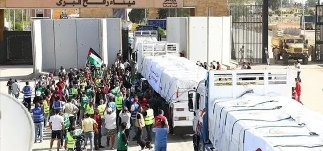 İşgalciler çekiliyor! İnsani yardımlar İsrail üzerinden Gazze’ye girmeye başlıyor | 7 Ekim’den bu yana bir ilk