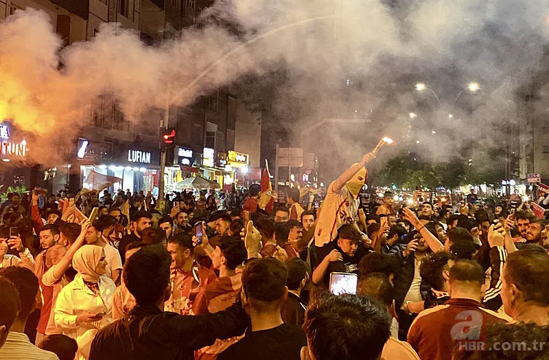 Galatasaray'ın şampiyonluğu tüm yurtta kutlanıyor! Taraftarlar sokaklara döküldü 11