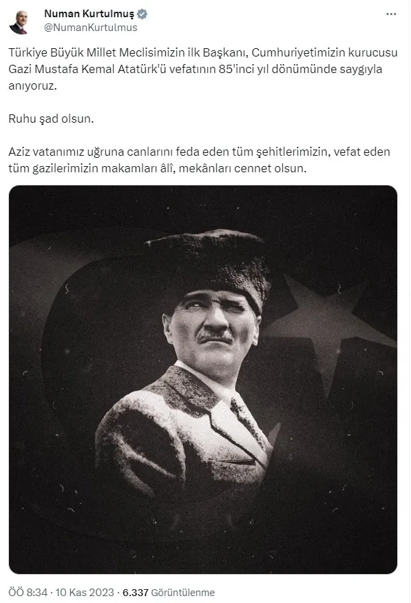 Atatürk’ün vefatının 85. yıldönümünde Başkan Erdoğan’dan Anıtkabir'e ziyaret: Türkiye'nin yükselişine kimse engel olamayacak - 12