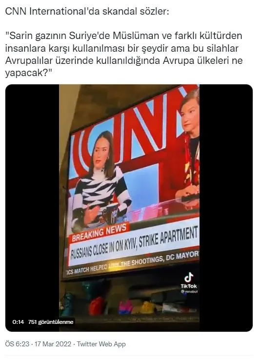 Müslümanları sarin gazına layık gördüler! Batı medyası bir kez daha gerçek yüzünü gösterdi - 1