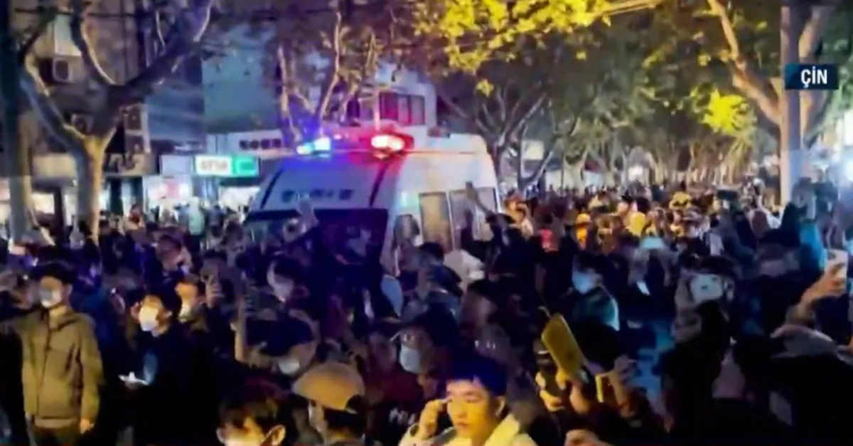 Çin’de “sıfır vaka” protestosu