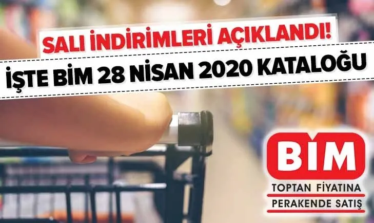BİM 28 Nisan 2020 aktüel ürünler kataloğu: BİM'de salı gününe BOREL el dezenfektanı damga vuracak