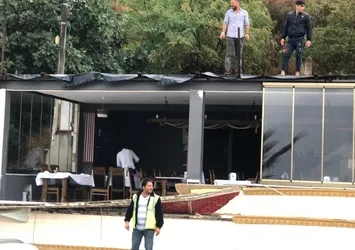 Hortum Tekirdağ'ı vurdu! O anlar kamerada...