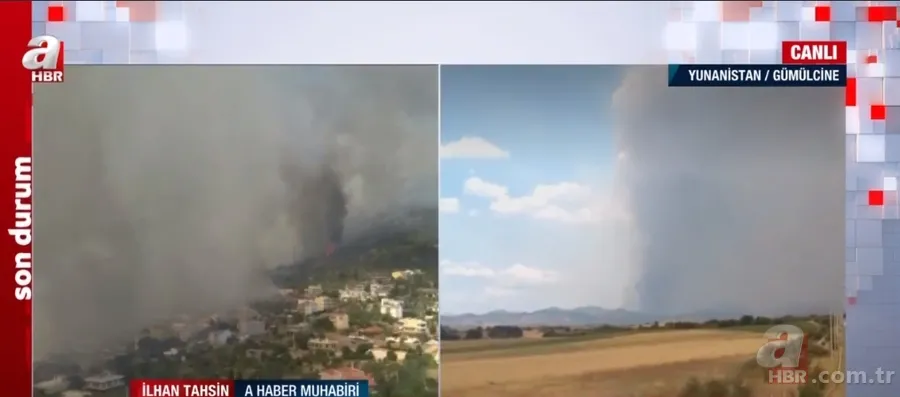 Yunanistan'daki yangınlarda 5. gün! Ülke alev kapanında 24