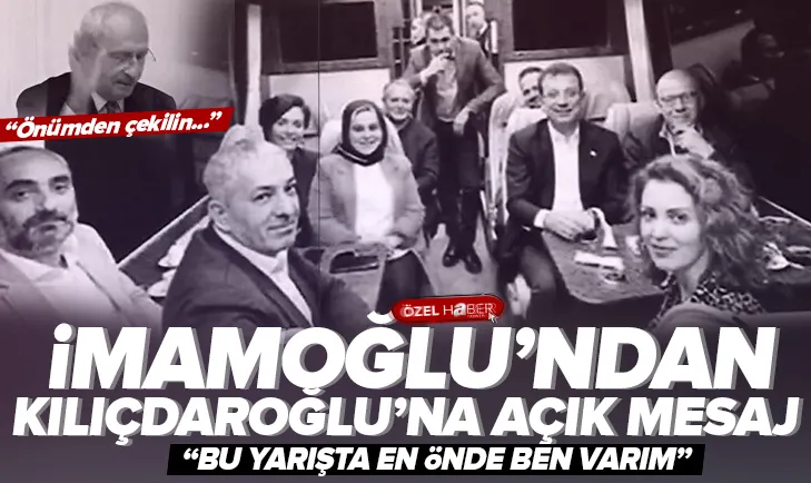 İmamoğlu ’yarışta ben de varım’ dedi