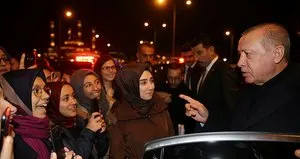Başkan Erdoğan öğrencilerle sohbet etti