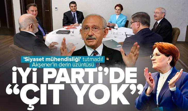 Akşener’in derin üzüntüsü! İP’te çıt yok