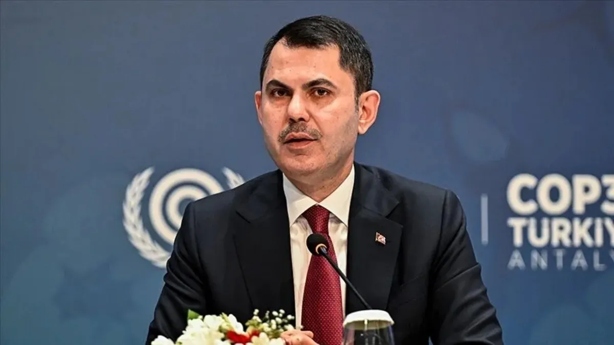 Bakan Kurum'dan COP31 mesajı: İklim değişikliği hepimizin ortak meselesi