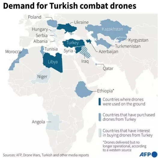 Fransız AFP'den Türkiye haritası skandalı! İHA haberinde hedef gösterdiler - 9