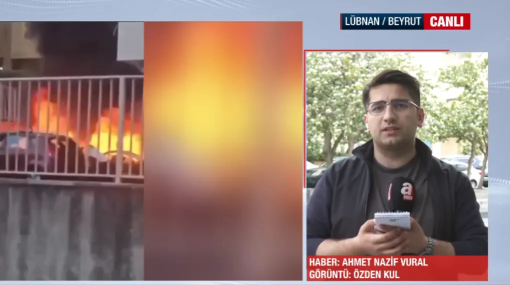 Beyrut semalarında İsrail heronları!