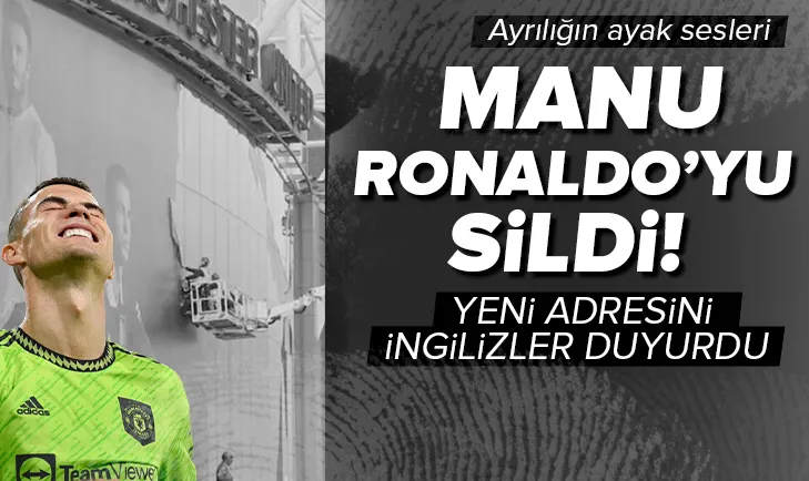 Manchester United Ronaldoyu sildi!