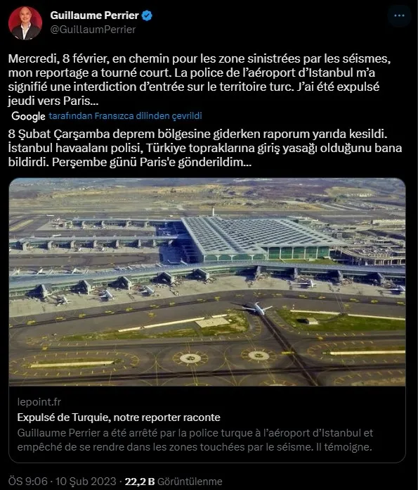 fransiz-provokator-guillaume-perrierin-turkiyeye-girisine-izin-verilmedi-deprem-uzerinden-skandala-imza-atmist-1676063894535.jpg Fransız provokatör Guillaume Perrier'in Türkiye'ye girişine izin verilmedi: Deprem üzerinden skandala imza atmıştı - 3