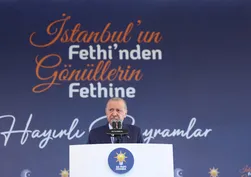 Fetih coşkusuna damga vuran an! Başkan Erdoğan "Türkler Geliyor" şarkısına eşlik etti