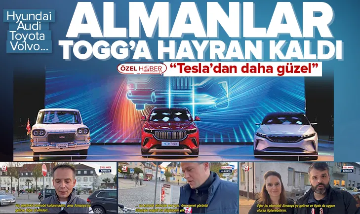 Togg Almanları da kendine hayran bıraktı
