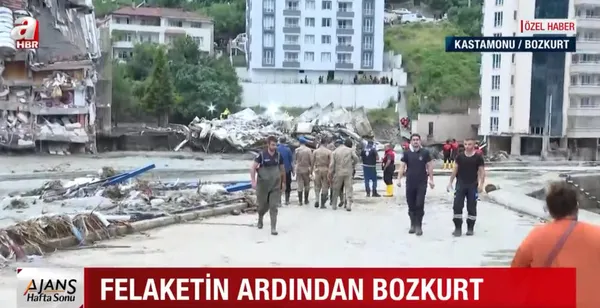 Kastamonu'nun Bozkurt ilçesinde bir gün nasıl geçiyor? A Haber sel bölgesini ekranlara taşıdı - 1