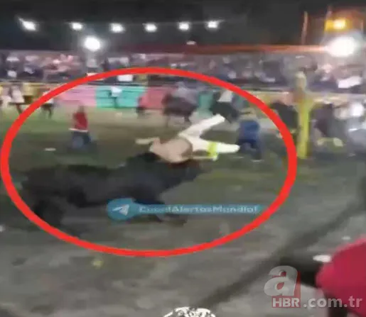 Son arenası oldu! Boğanın boynuz darbeleriyle hayatını kaybetti 2