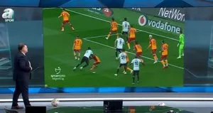 Derbide tartışma yaratan pozisyon!