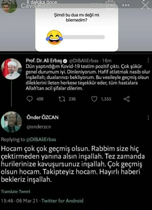 Yılmaz Akpınar Mesleki ve Teknik Anadolu Lisesi Müdür Yardımcısı Cavit Kırcı’ya Ali Erbaş’a hakaretten soruşturma açıldı - 2
