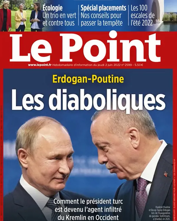 Irkçı Fransız dergisinden skandal manşet! Le Point yeniden Başkan Erdoğan’ı hedef aldı